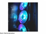 Kit Fan com 3 Unidades DeepCool MF120 GT A-RGB X-Frame - Imagem 2