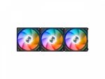 Kit Fan Lian Li Uni Fan AL 120 3XFANS RGB - UF-AL120-3B - Preto
