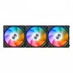 Kit Fan Lian Li Uni Fan AL 120 3XFANS RGB - UF-AL120-3B - Preto