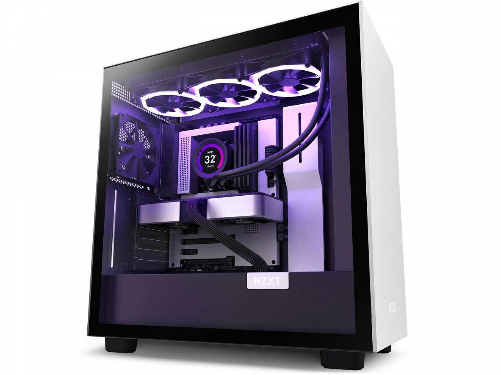 Gabinete Gamer NZXT H7, com 2 Fans, CM-H71BG-01 - Branco Gabinete Gamer NZXT H7, com 2 Fans, CM-H71BG-01 - Branco - Imagem 1