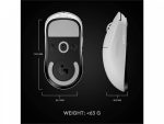 Mouse Gamer Logitech G PRO X Superlight, Lightspee Sem Fio,Branco - Imagem 3