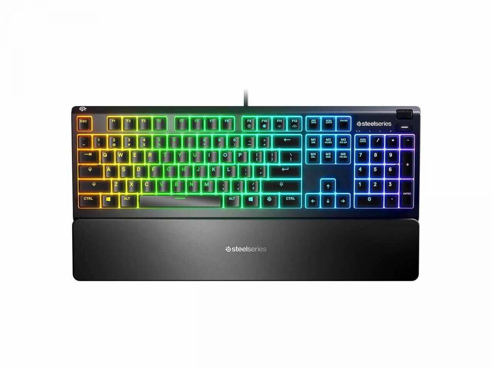 Teclado Gamer Apex 3 Br Steelseries Teclado resistente à água Teclado Gamer Apex 3 Br Steelseries Teclado resistente à água - Imagem 1