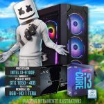 PC GAMER MARSH INTEL CORE I3-9100F 8GB RAM 1TB HD GTX1650 4GB