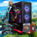 PC GAMER SPEC RYZEN 3 3200G 8GB RAM SSD 240 RX550 4GB