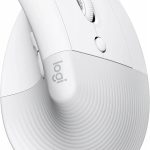 Mouse Sem Fio Logitech Lift Vertical, Windows/macOS - Branco