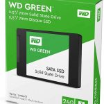 SSD WD Green, 240GB, SATA, Leitura 545MB/s, Gravação 465MB/s