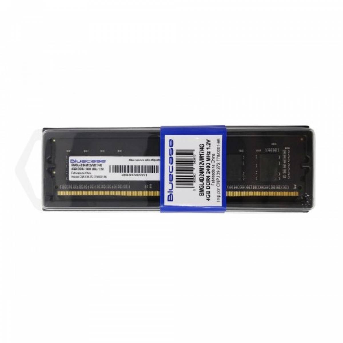 MEMORIA BLUECASE 4GB DDR4-2400 UDIMM BMTL4D24M12VP17/4G MEMORIA BLUECASE 4GB DDR4-2400 UDIMM BMTL4D24M12VP17/4G - Imagem 1