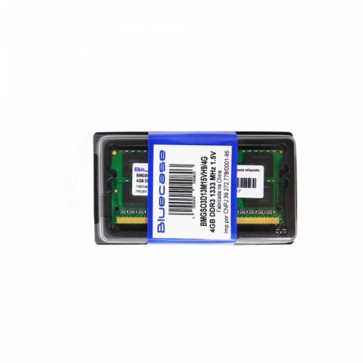 Memória Notebook BLUECASE 4GB DDR4-2400 SODIMM /4G Memória Notebook BLUECASE 4GB DDR4-2400 SODIMM /4G - Imagem 1