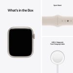 Relógio Apple Watch S8 45MM MNUQ3LL GPS Starlight A2771 - Imagem 5