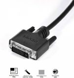 Cabo Dvi-d 24+1 Para Hdmi 2.0 2 Metros - Pdhm20-2 - Imagem 2
