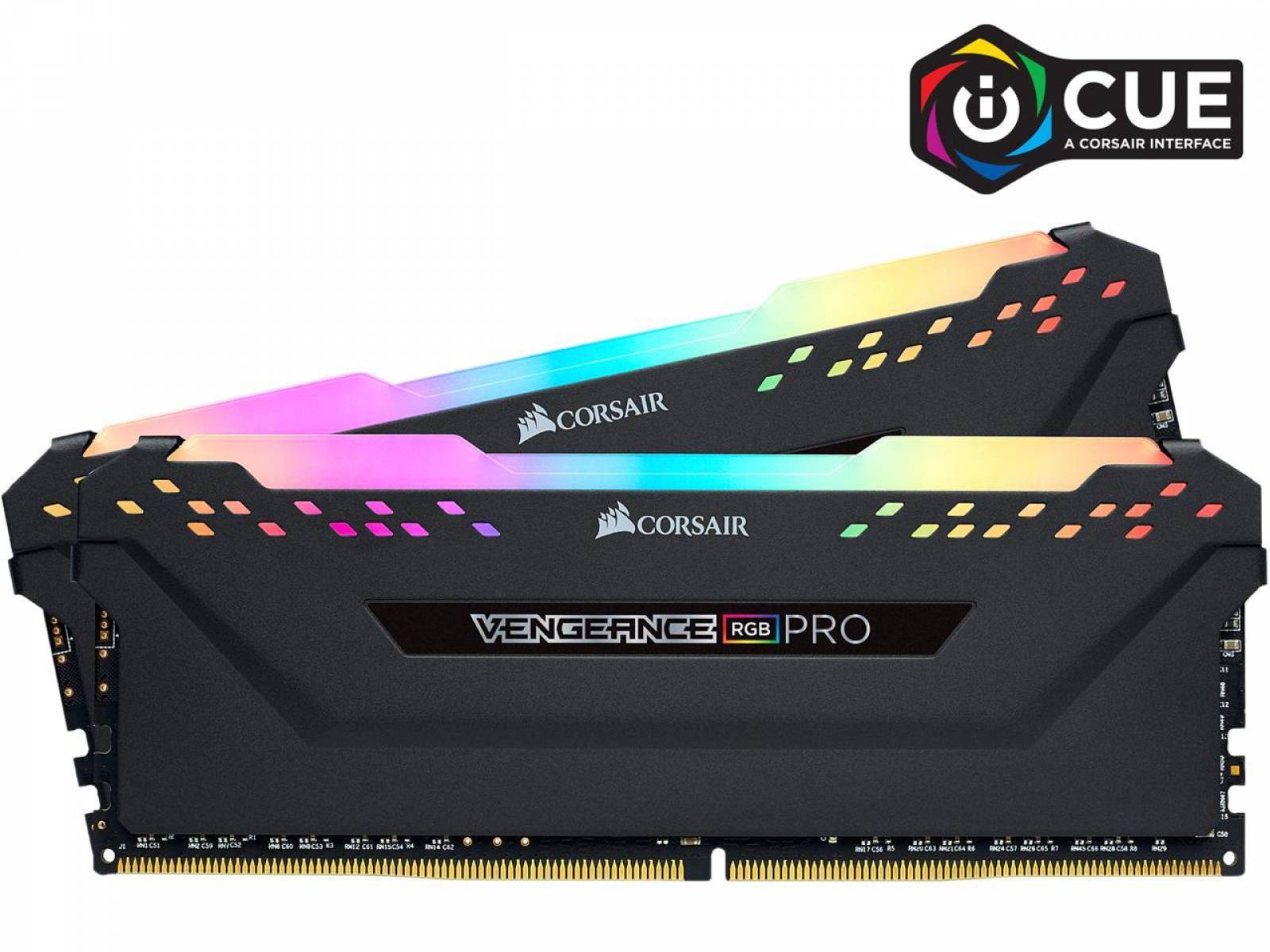 Memória Corsair Vengeance RGB Pro,16GB, 2666, DDR4, C16, Preto Memória Corsair Vengeance RGB Pro,16GB, 2666, DDR4, C16, Preto - Imagem 1