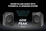 Caixa de som Creative SBS E2500, Bluetooth, 30 W RMS, Subwoofer - Imagem 2