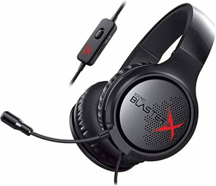 Fone Headset Gamer, Creative Labs - SBX H3 - Cancel. Ruído
