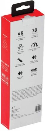 Cabo Hdmi 2.0 4k 30awg Puro Cobre 1 Metro - Phm20-1 - Imagem 2