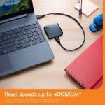 SSD Externo Portátil WD Elements SE 1 TB, USB 3.0, Leitura 400MB - Imagem 2