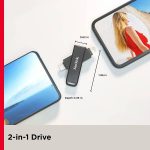Pen Drive Sandisk Ixpand Flash Drive Luxe, Iphone e Type-C,128Gb - Imagem 5