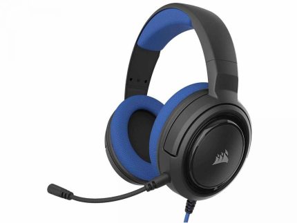Fone Gamer Corsair HS35 Stereo, PC, PS4, Xbox, Driver 50mm, Blue