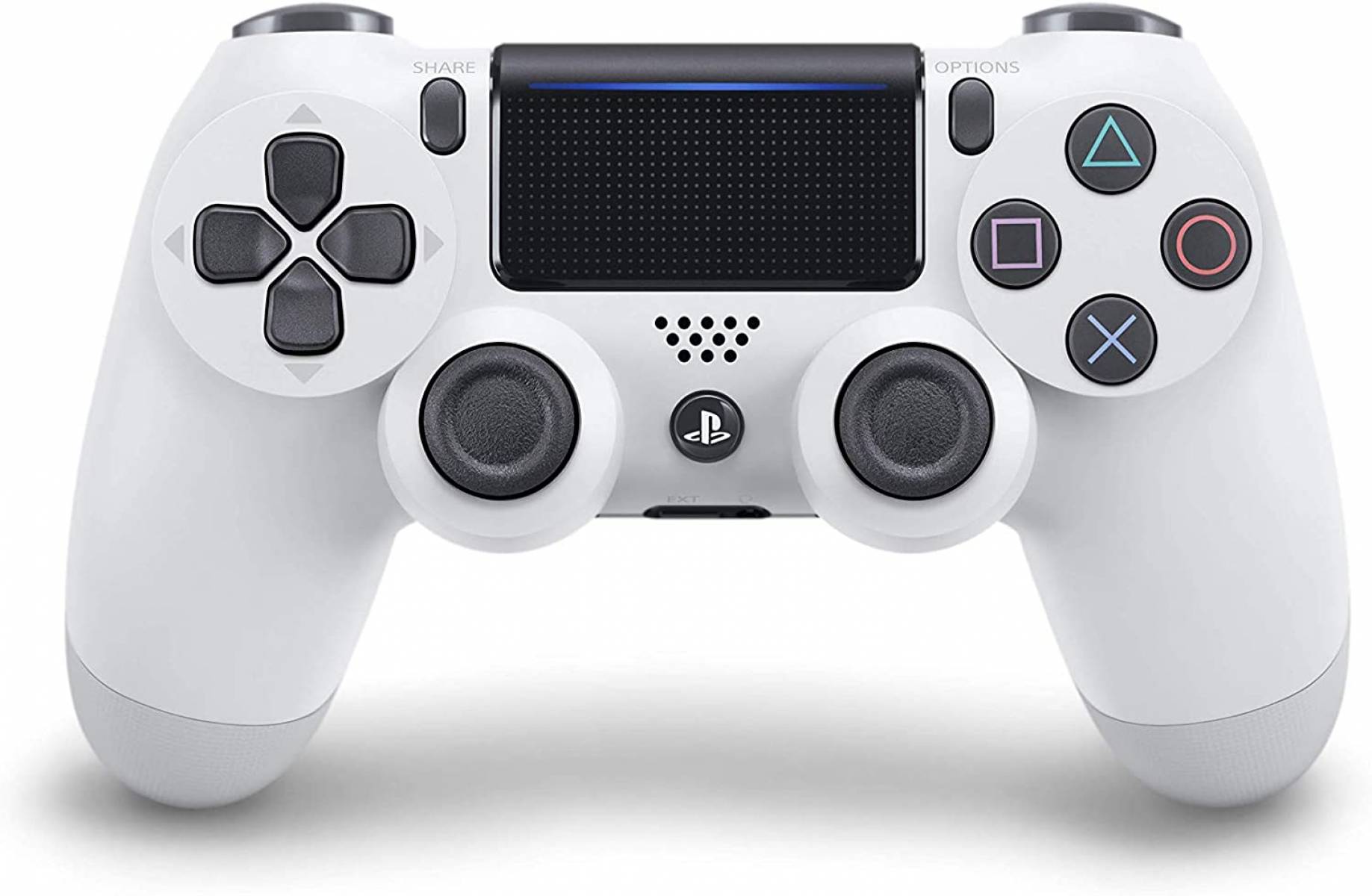 Controle Sony Dualshock 4 Branco Sem Fio com Led Frontal- Ps4 Controle Sony Dualshock 4 Branco Sem Fio com Led Frontal- Ps4 - Imagem 1