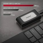 SSD Portátil Kingston XS2000 1 TB, Leitura e Gravação 2000Mb/s - Imagem 2
