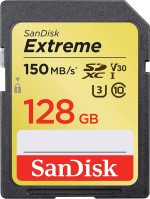 Cartão SD Sandisk 128gb Extreme SDSDXV5-128G-GNCIN - V30, 4k UHD - Imagem 4