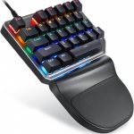 Teclado Mecânico Motospeed K27 Game Pad Preto Switch Azul Rainbow