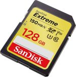 Cartão SD Sandisk 128gb Extreme SDSDXV5-128G-GNCIN - V30, 4k UHD - Imagem 2