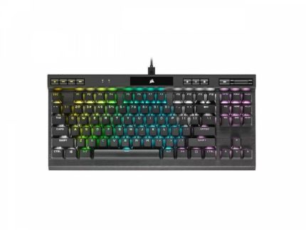 Teclado Mecânico Gamer Corsair K70 RGB TKL, Cherry MX Speed