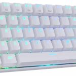 Teclado Mecânico Redragon Draconic Pro, RGB, Switch Brown, Branco