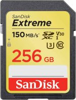 Cartão SD Sandisk 256gb Extreme SDSDXV5-256G-GNCIN - 4k UHD - Imagem 4