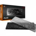 Teclado Gamer Mecanico Cougar Puri CGR-WM3SB-PUR Preto Switch Azul