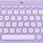 Teclado sem fio Logitech K380 com Conexão Bluetooth - Lilás