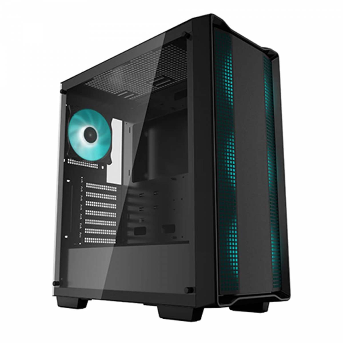 Gabinete Gamer Deepcool Cc560, Vidro Temperado, 4x Fans, Preto Gabinete Gamer Deepcool Cc560, Vidro Temperado, 4x Fans, Preto - Imagem 1