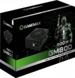 Fonte Gamemax 800W 80 Plus Bronze Semi-Modular - GM800 BK
