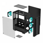 Gabinete Gamer Deepcool Cc560, Vidro Temperado, 4x Fans, Preto - Imagem 5