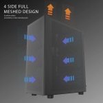 Gabinete Darkflash DLC29 Mesh / Mid Tower (Full Mesh ) - Preto - Imagem 2