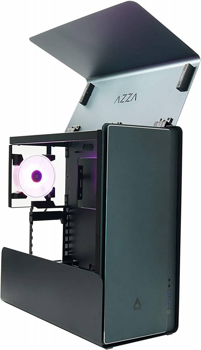 Gabinete Gamer AZZA Cast CSAZ-808B Mid Tower / 1 Cooler / RGB Gabinete Gamer AZZA Cast CSAZ-808B Mid Tower / 1 Cooler / RGB - Imagem 1