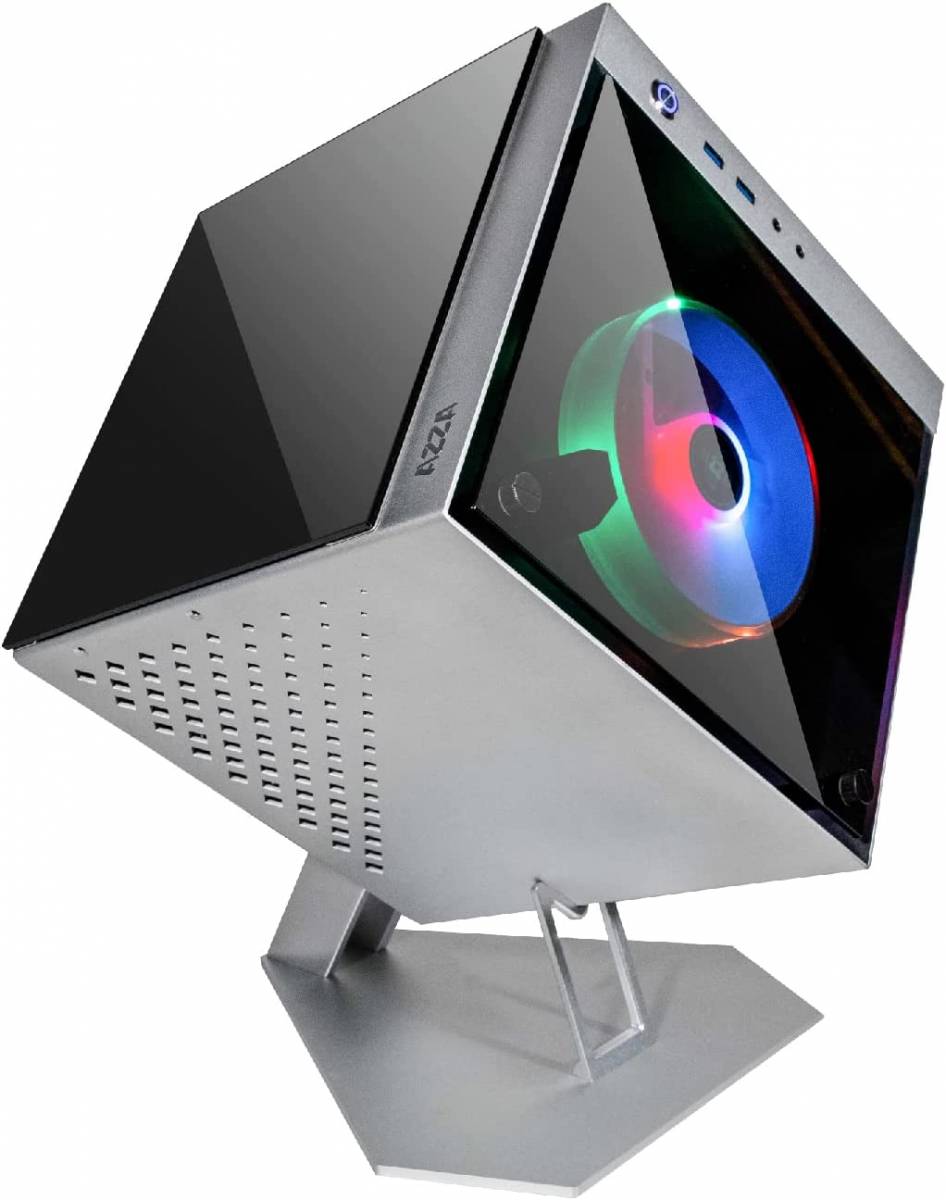 AZZA CUBE MINI 805 新品未開封 Gabinete Gamer AZZA Cube Mini 805 / 1 Cooler – Prata – Net Shop