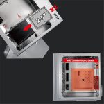 Gabinete Gamer AZZA Cube Mini 805 / 1 Cooler - Prata - Imagem 3