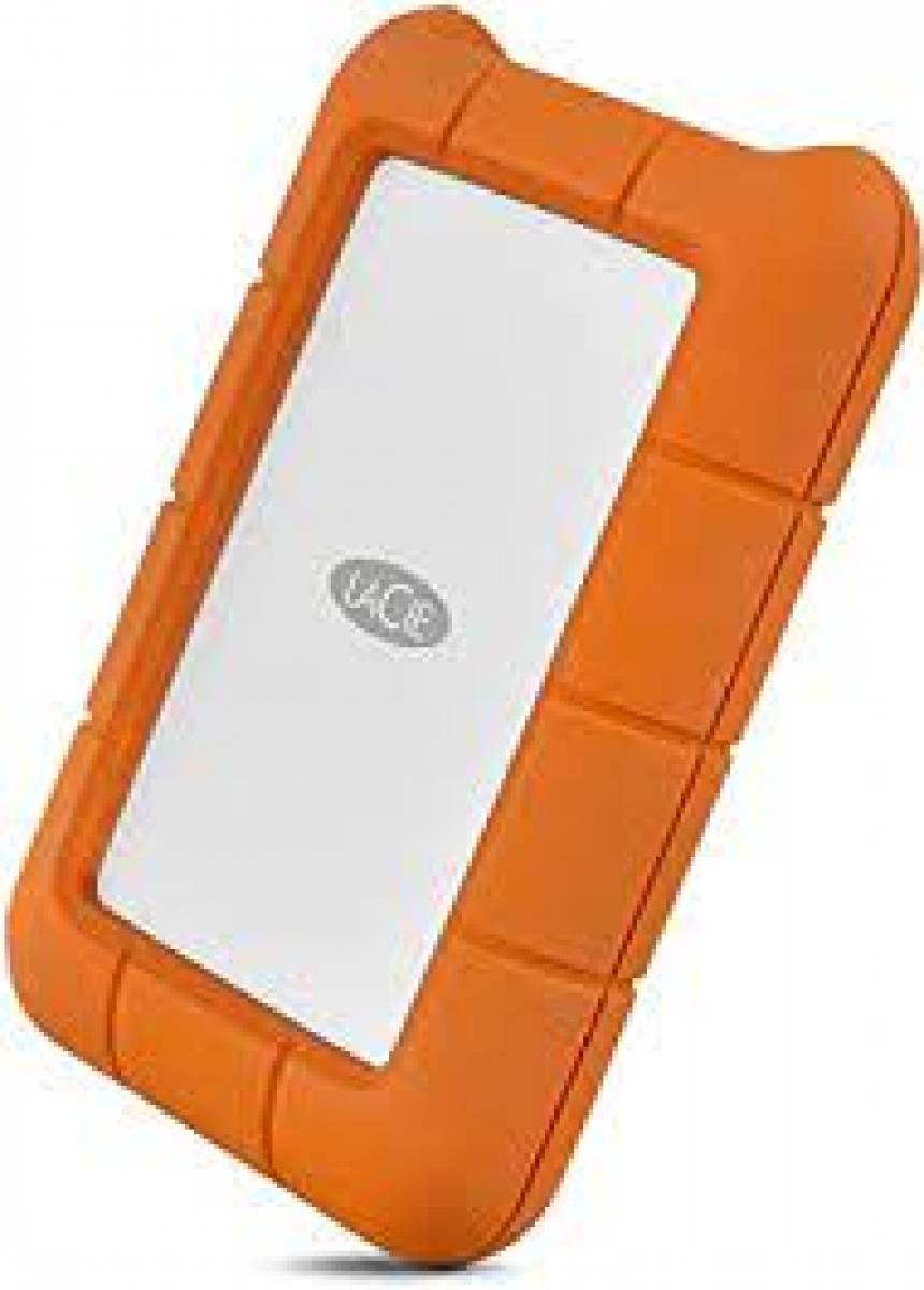 Hd Lacie Externo Rugged 2tb, Usb 3.1-c, Clay Orange - Stfr2000800 Hd Lacie Externo Rugged 2tb, Usb 3.1-c, Clay Orange - Stfr2000800 - Imagem 1