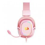 HEADSET REDRAGON GAMER ZEUS X, RGB, , DRIVERS 53MM, ROSA, H510RGB