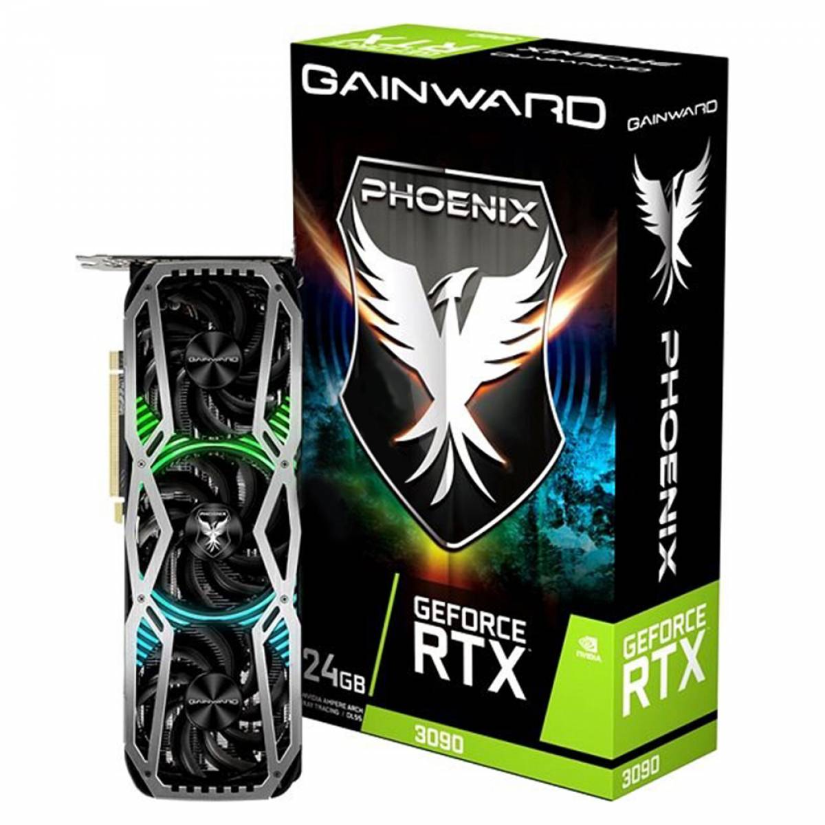 Placa De Vídeo Gainward Nvidia Geforce Phoenix Rtx 3090 24gb Gddr6x 384 Bits Placa De Vídeo Gainward Nvidia Geforce Phoenix Rtx 3090 24gb Gddr6x 384 Bits - Imagem 1