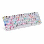 Teclado Mecânico Gamer Motospeed CK62, RGB, Bluetooth, Branco - Imagem 2