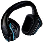 Fone Headset Gamer Wireless Logitech G933 7.1 Artemis Spectrum Preto e Azul