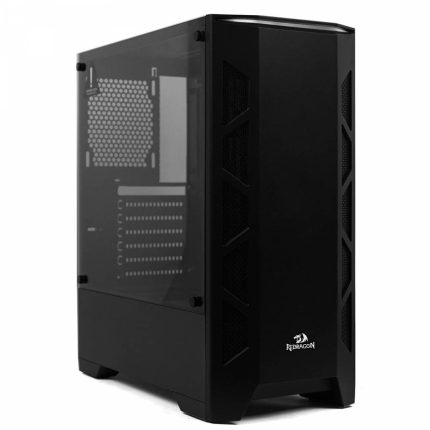 Gabinete Gamer Redragon Starscream ATX sem Fan, Mid Tower, Lateral de Vidro Temperado, Preto - GC-610B