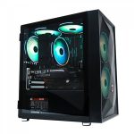 GABINETE GAMER DT3 TRANTOR, MID-TOWER, LATERAL DE VIDRO, PRETO,