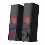 CAIXA DE SOM REDRAGON ORPHEUS 2.1 LED VERMELHO