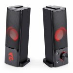 CAIXA DE SOM REDRAGON ORPHEUS 2.1 LED VERMELHO - Imagem 4