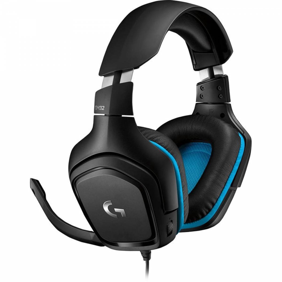 Headset Gamer Logitech G432 7.1 Som Surround, Drivers 50mm Headset Gamer Logitech G432 7.1 Som Surround, Drivers 50mm - Imagem 1