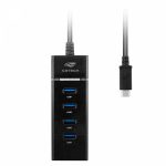 Hub USB 3.0 / USB-C 4 portas c3tech hu-c300bk - Imagem 2