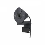 Webcam Logitech Brio 300 Full HD, Microfone Integrado - Grafite